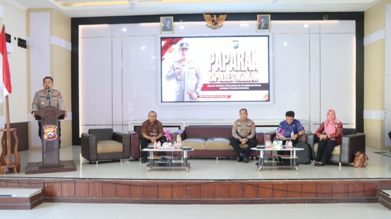 Polres Nganjuk Gelar Pembekalan Bhabinkamtibmas Dukung Program “Desa Tangguh Pangan”